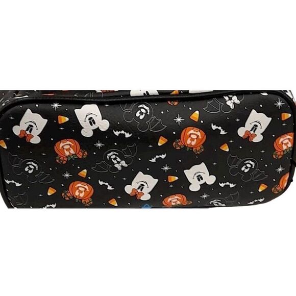 Loungefly Disney Mickey and Minnie Spooky Mice Adult Womens Double Strap Shoulde - Picture 5 of 5
